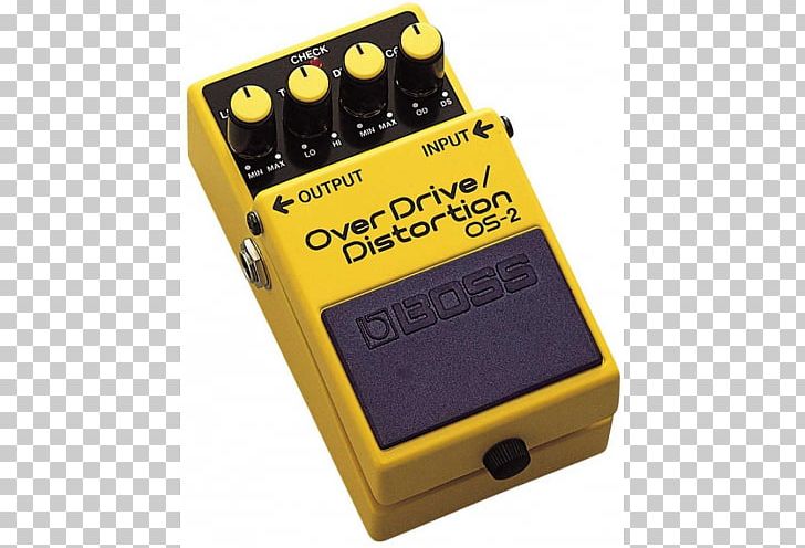 BOSS OS-2 OverDrive/Distortion Effects Processors & Pedals Boss Corporation PNG, Clipart, Bass Guitar, Boss, Boss Corporation, Distortion, Effects Processors Pedals Free PNG Download
