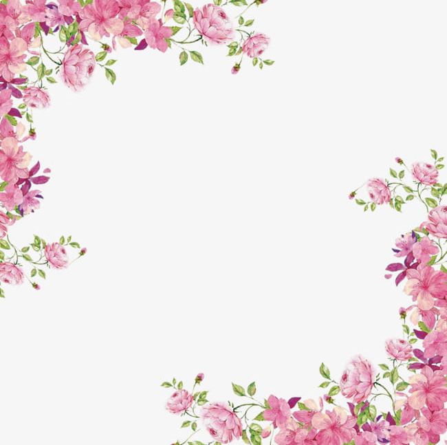 Flowers Borders PNG, Clipart, Borders Clipart, Corner, Decoration, Flowers, Flowers Clipart Free PNG Download
