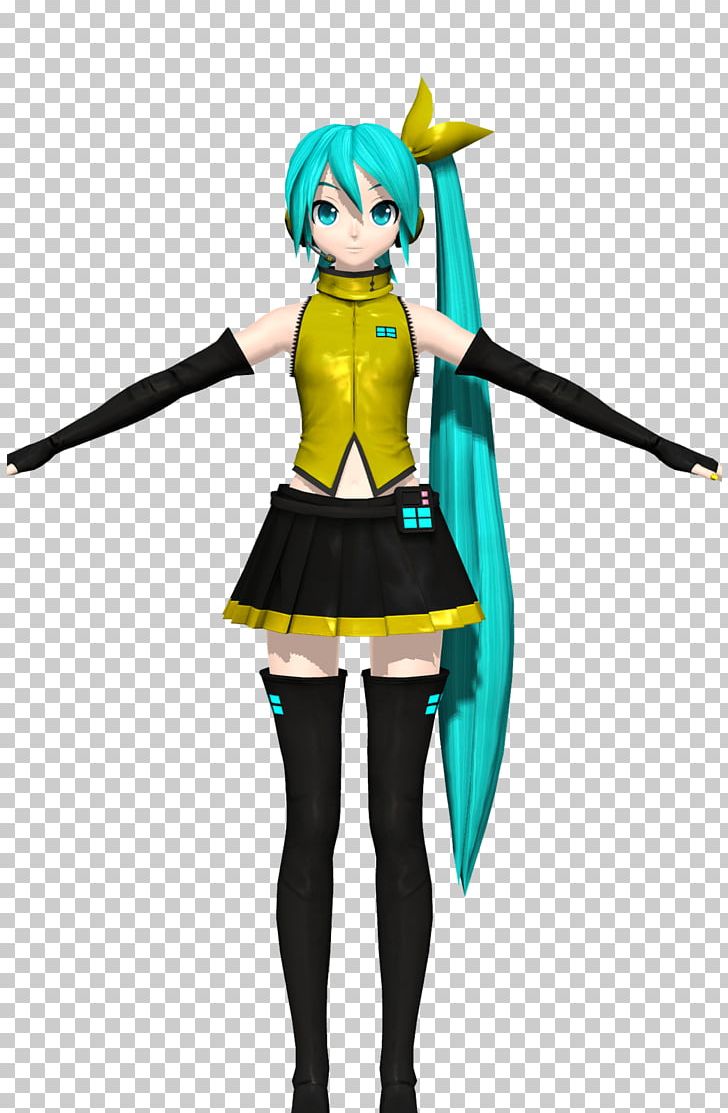 Hatsune Miku: Project DIVA Arcade MikuMikuDance Vocaloid PNG, Clipart, Action Figure, Anime, Character, Clothing, Costume Free PNG Download