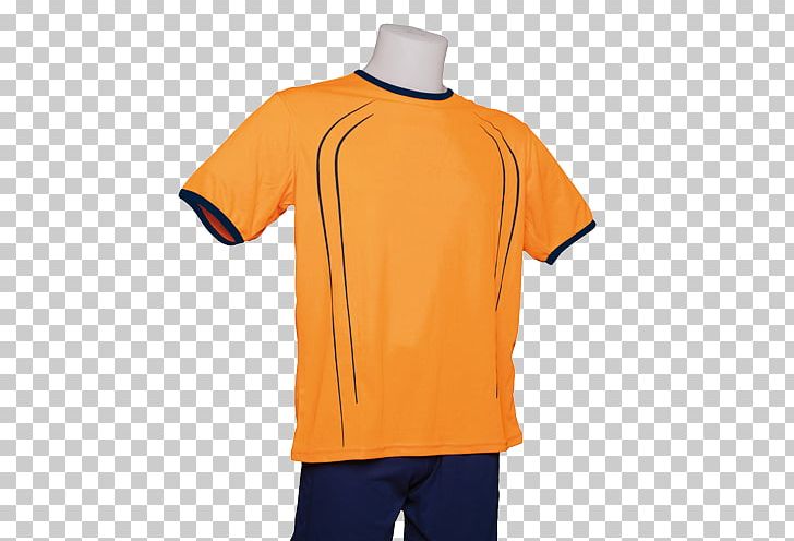 T-shirt Shoulder Sleeve Outerwear PNG, Clipart, Active Shirt, Clothing, Jersey, Neck, Orange Free PNG Download