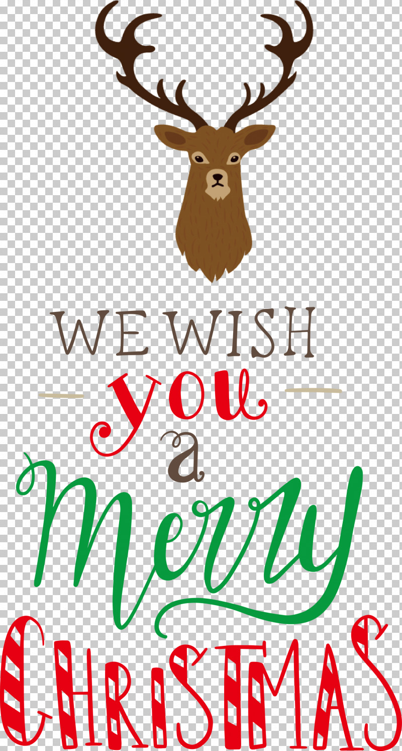 Merry Christmas We Wish You A Merry Christmas PNG, Clipart, Antler, Biology, Deer, Merry Christmas, Meter Free PNG Download