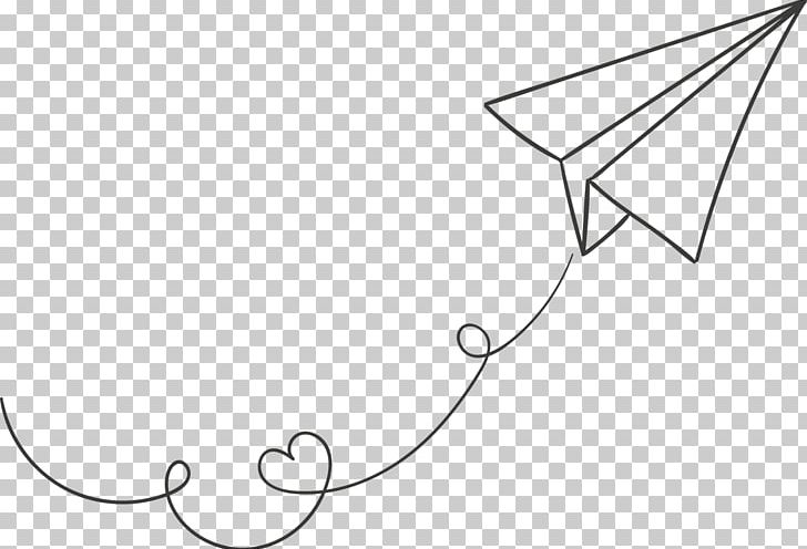 Paper Plane Airplane Drawing PNG Clipart Airplane Angle Area Black And  White Circle Free PNG Download