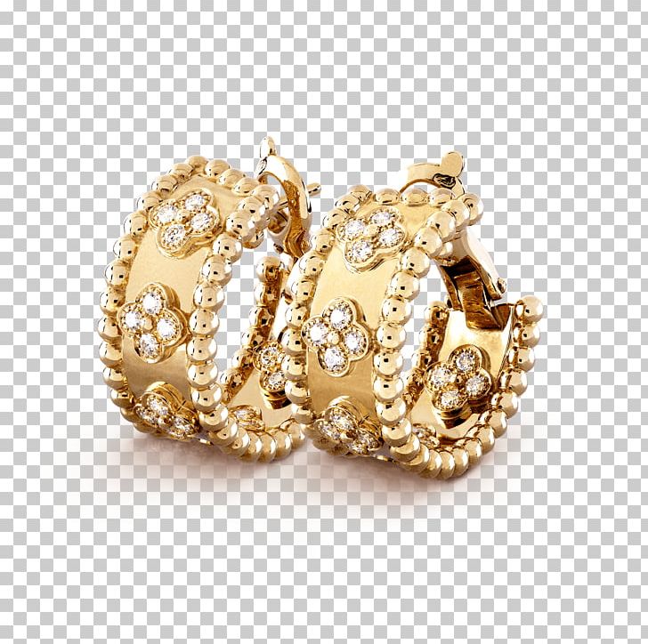 Earring Van Cleef & Arpels Jewellery Cartier Diamond PNG, Clipart, Body Jewelry, Bracelet, Brooch, Cartier, Colored Gold Free PNG Download