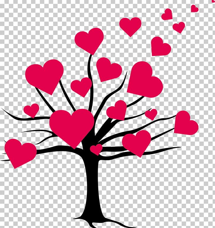 Heart Tree Wall Decal Shower PNG, Clipart, Blossom, Branch, Cartoon Trees, Clip Art, Design Free PNG Download