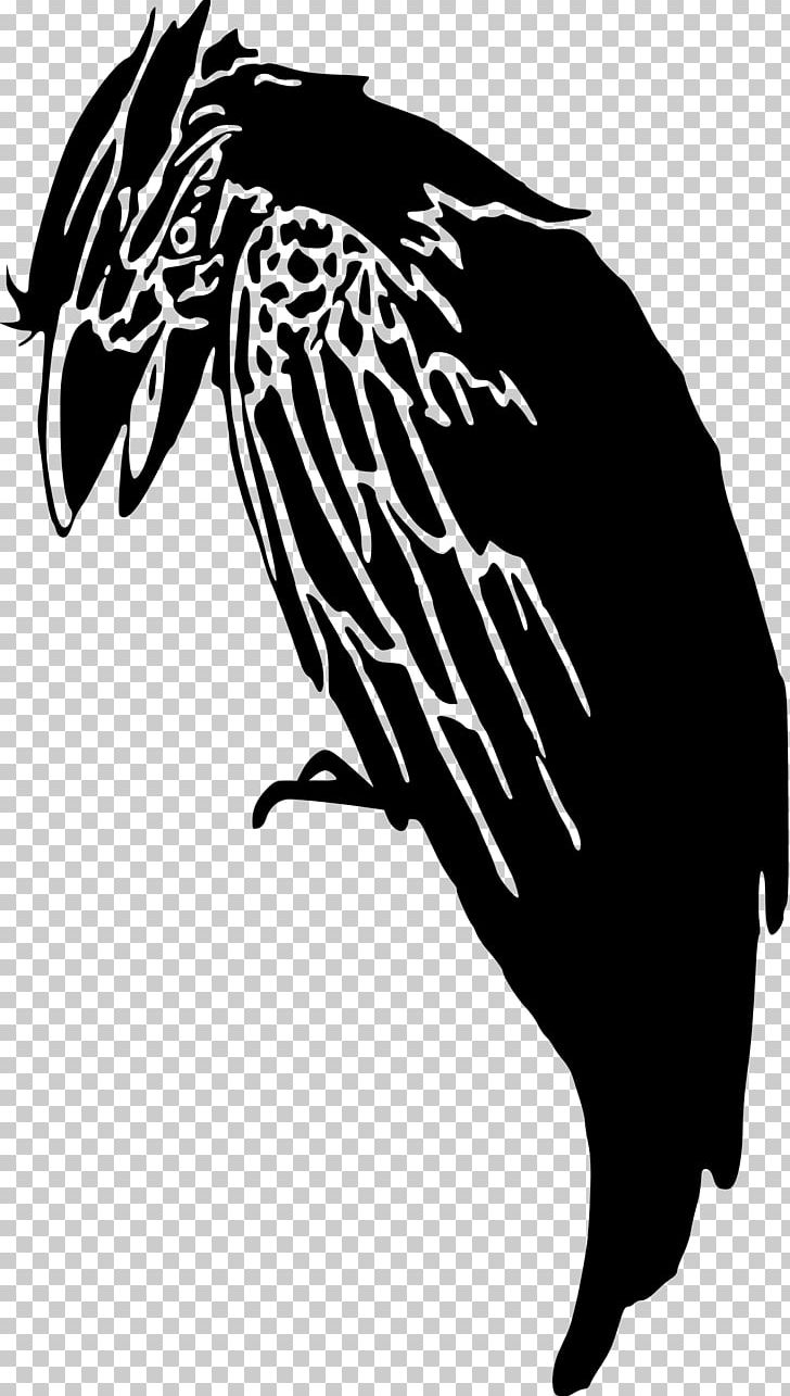 Silhouette Crow PNG, Clipart, Animals, Autocad Dxf, Beak, Bird, Bird Of Prey Free PNG Download