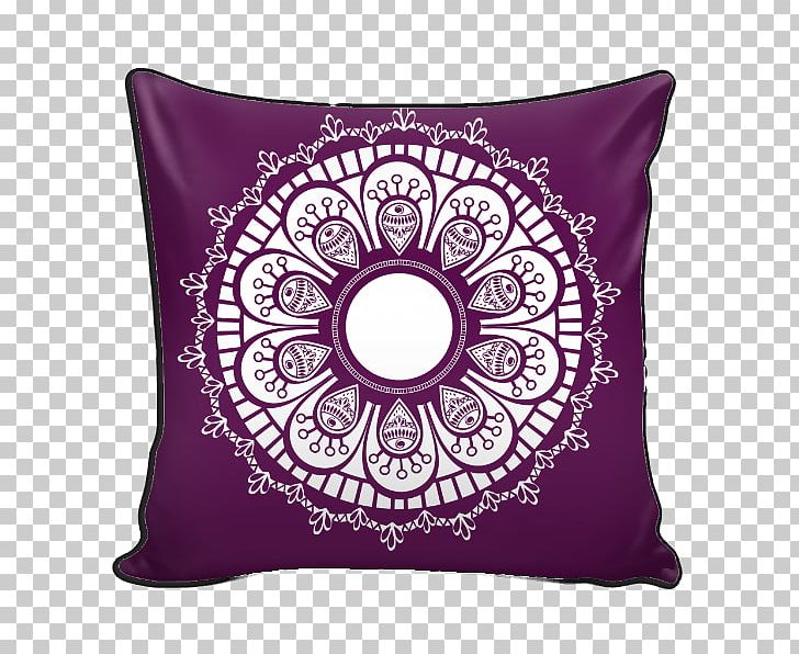 Throw Pillows Cushion Purple Innovation Concentration And Meditation PNG, Clipart, Buddhism, Buddhist Mandala, Canvas, Circle, Cushion Free PNG Download