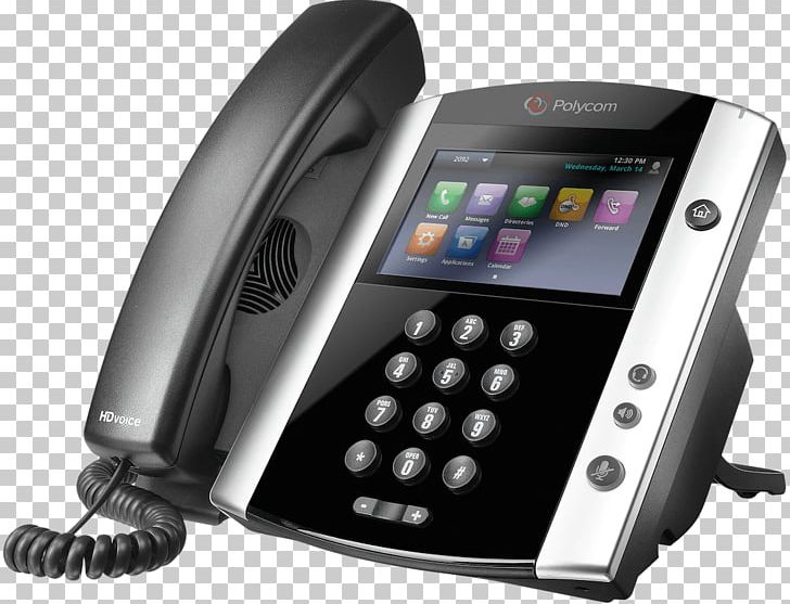 Polycom VoIP Phone Telephone Skype For Business Voice Over IP PNG, Clipart, Communication, Electronics, Hardware, Home Business Phones, Miscellaneous Free PNG Download