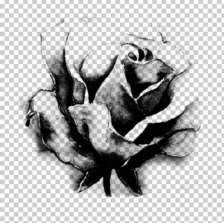 Black And White Black Rose Garden Roses Flower PNG, Clipart, Artwork, Black, Black And White, Black Rose, Blood Free PNG Download