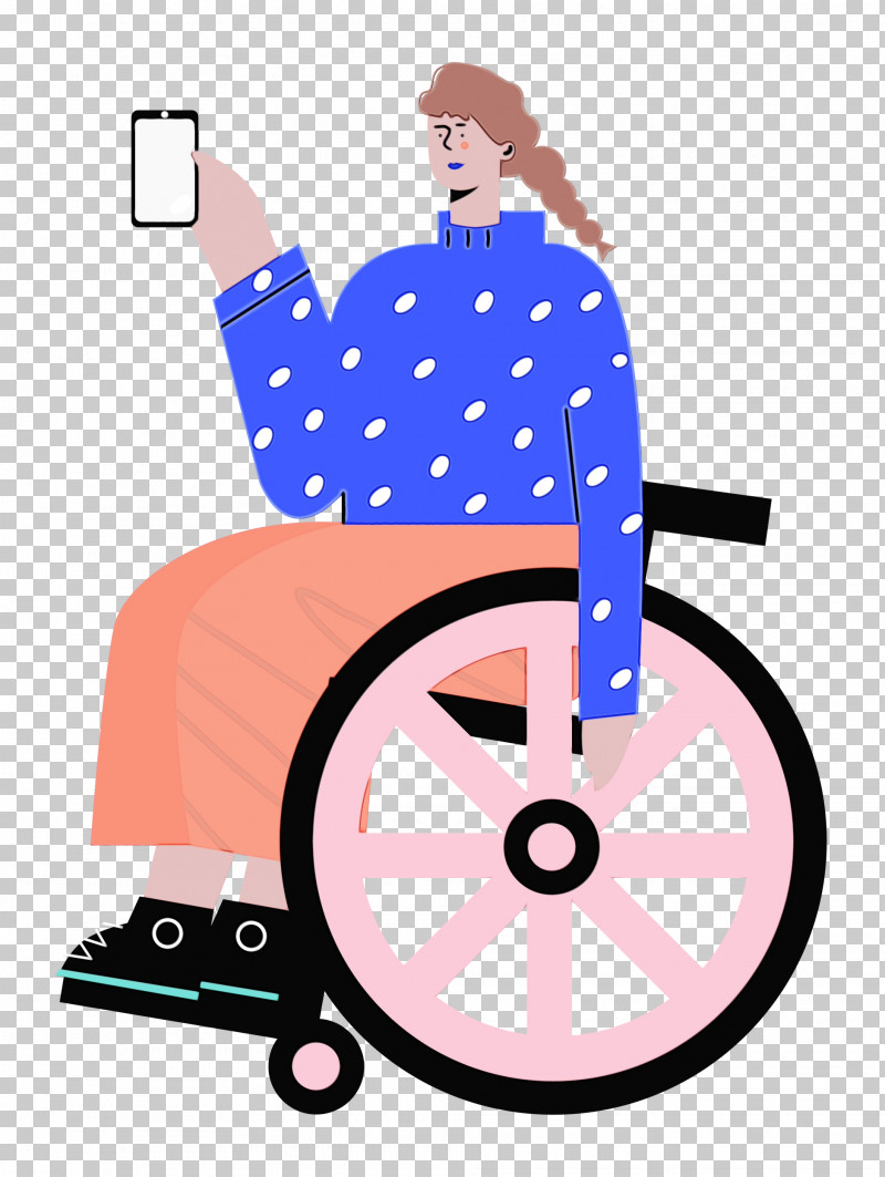 Cartoon Drawing Wheelchair Icon Logo PNG, Clipart, Cartoon, Drawing, Lady, Logo, Paint Free PNG Download