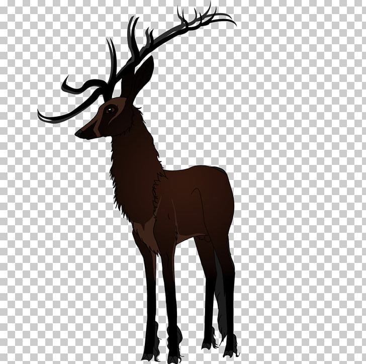 Elk Antelope Goat Reindeer Horn PNG, Clipart, Animals, Antelope, Antler, Black Wood, Cow Goat Family Free PNG Download