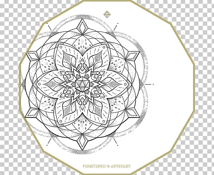 Line Art Drawing Tattoo Sacred Geometry PNG, Clipart, Area, Art, Artwork, Black And White, Circle Free PNG Download