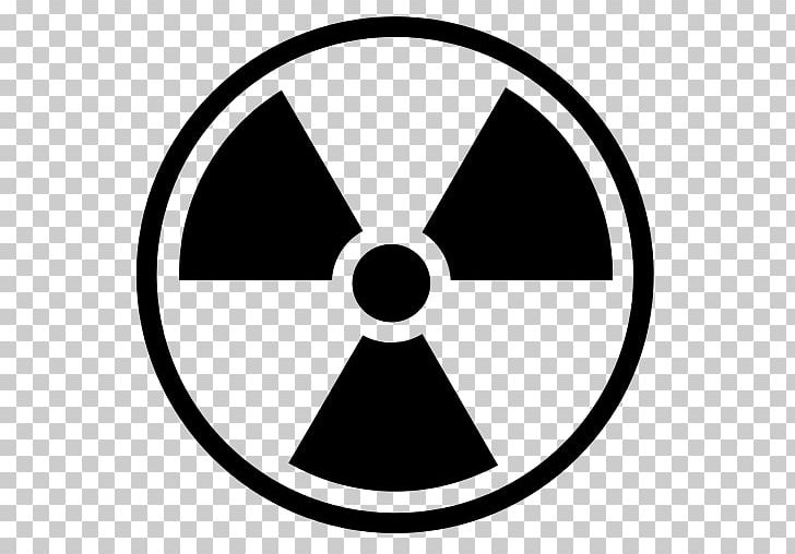 Hazard Symbol Radiation Radioactive Decay PNG, Clipart, Area, Background Radiation, Black, Black And White, Brand Free PNG Download