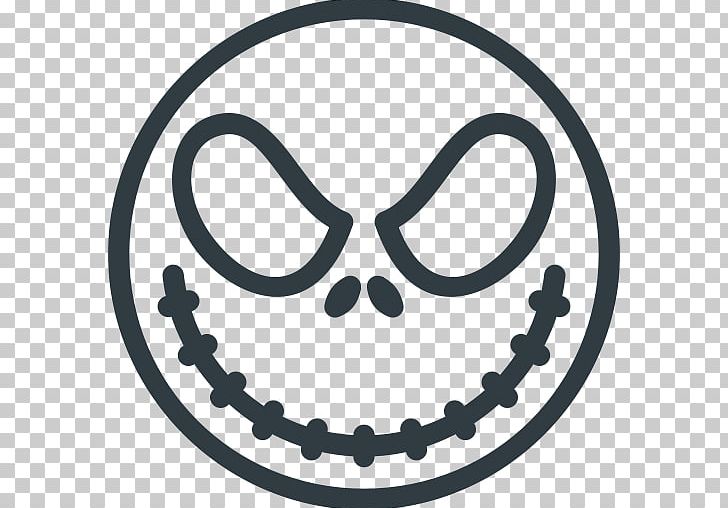 Jack Skellington Computer Icons Halloween PNG, Clipart, Auto Part, Black And White, Circle, Computer Icons, Costume Free PNG Download