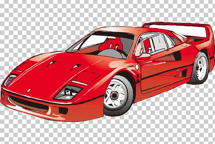 Sports Car Ferrari PNG, Clipart, Car, Cartoon Eyes, Fashion Vector, Handpainted Sports Car, Luxury Vehicle Free PNG Download