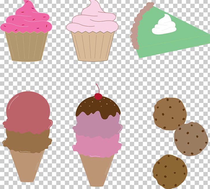 Ice Cream Cones Cupcake Sundae PNG, Clipart, Biscuits, Cake, Computer Icons, Cookie, Cream Free PNG Download