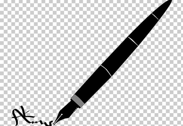 Fountain Pen Paper PNG, Clipart, Ball Pen, Ballpoint Pen, Black, Black And White, Clip Art Free PNG Download