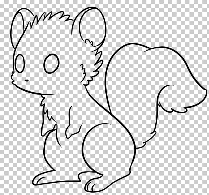 Squirrel Line Art Drawing Black And White PNG, Clipart, Animal, Animals, Black, Carnivoran, Cartoon Free PNG Download