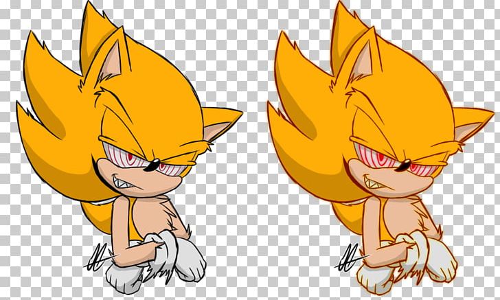 Fleetway Sonic Mania transparent background PNG clipart