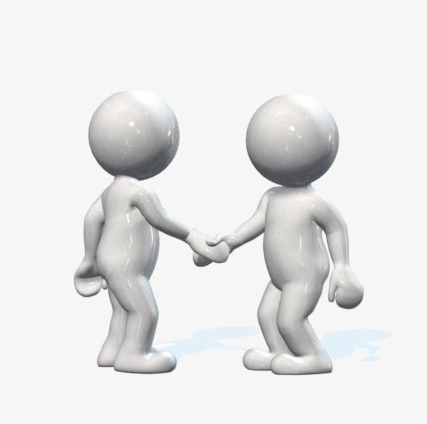 Shake Hands With The Two 3d People PNG, Clipart, Agreement, Become, Become Reconciled, Bury, Bury The Hatchet Free PNG Download
