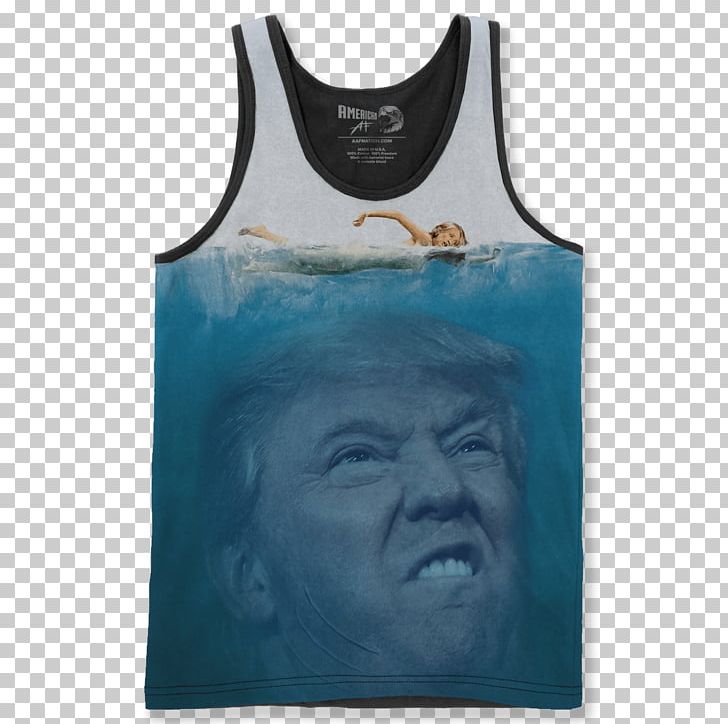 Donald Trump T-shirt Jaws United States YouTube PNG, Clipart, Active Tank, Aqua, Clothing, Donald Trump, Jaws Free PNG Download