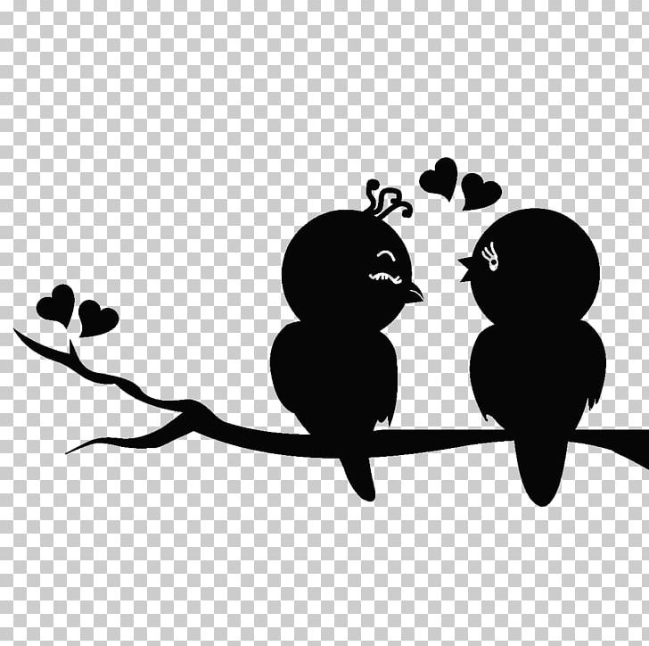 Bird Wall Decal Sticker PNG, Clipart, Adhesive, Amour, Animals, Bird, Black Free PNG Download