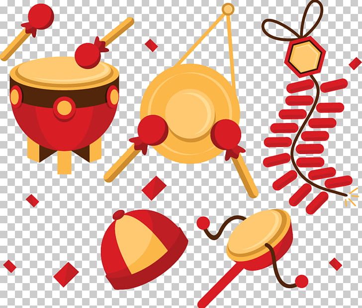 Drum Chinese New Year PNG, Clipart, Balloon Cartoon, Cartoon, Chinese Style, Drumming, Fireworks Free PNG Download