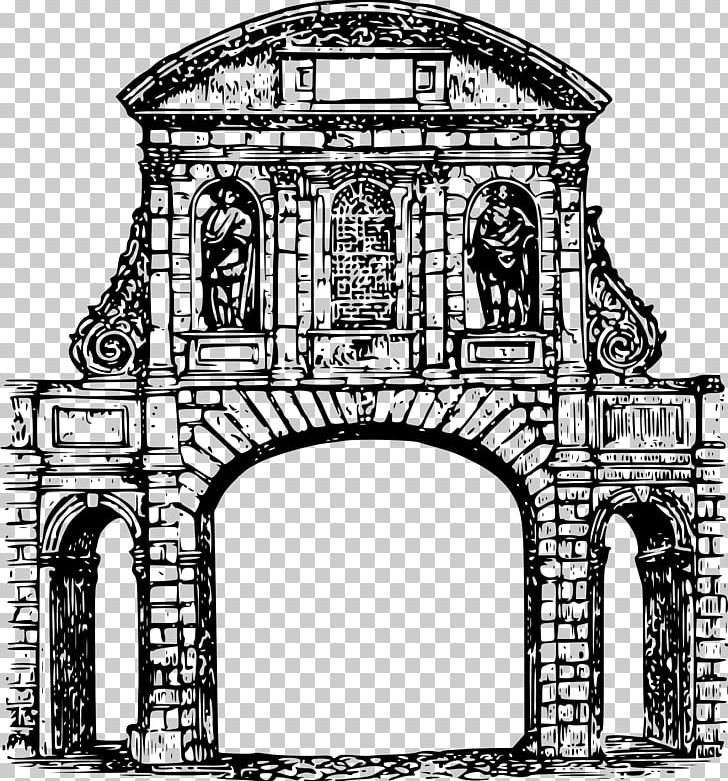 Arch Drawing PNG, Clipart, Arch, Architecture, Area, Art, Black And White Free PNG Download
