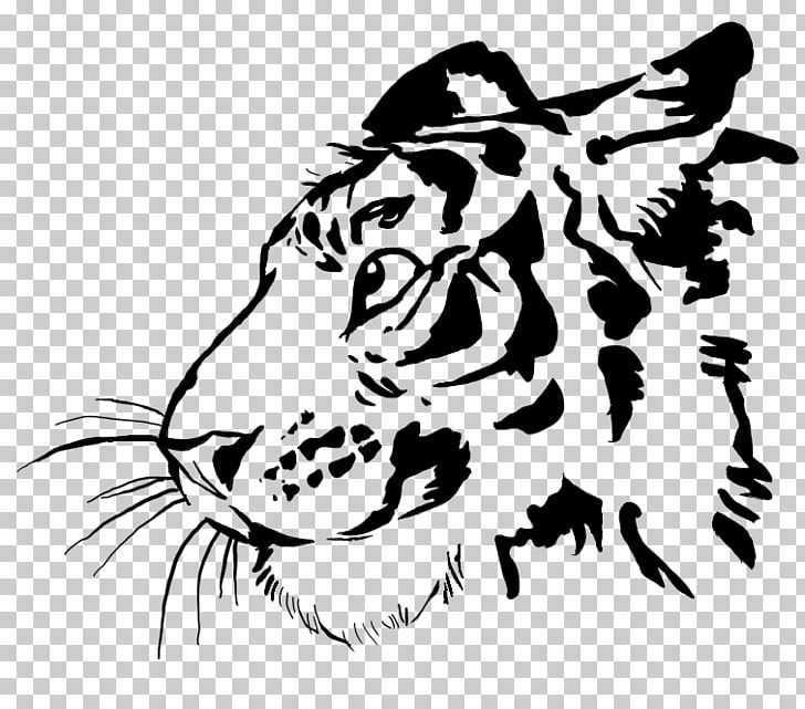 Tiger Stencil Screen Printing Drawing Art PNG, Clipart, Animals, Big Cats, Black, Carnivoran, Cat Like Mammal Free PNG Download