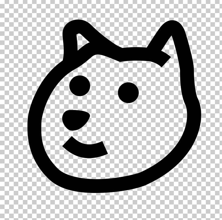 Doge Computer Icons PNG, Clipart, Black, Black And White, Computer Icons, Doge, Dogecoin Free PNG Download