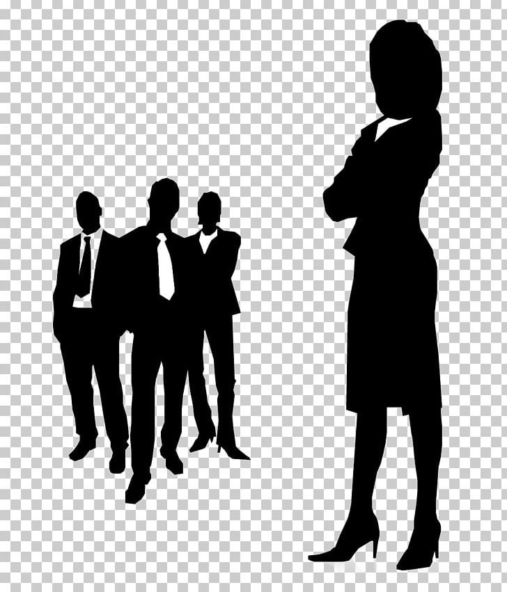 Businessperson Management Woman Female PNG, Clipart, Black And White, Business, Communication, Conversation, Drawing Free PNG Download