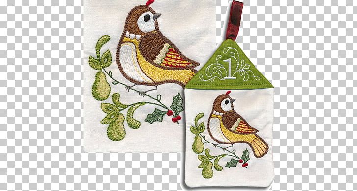 Christmas Ornament Chicken Place Cards Textile PNG, Clipart, Beak, Bernina International, Bird, Chicken, Christmas Free PNG Download