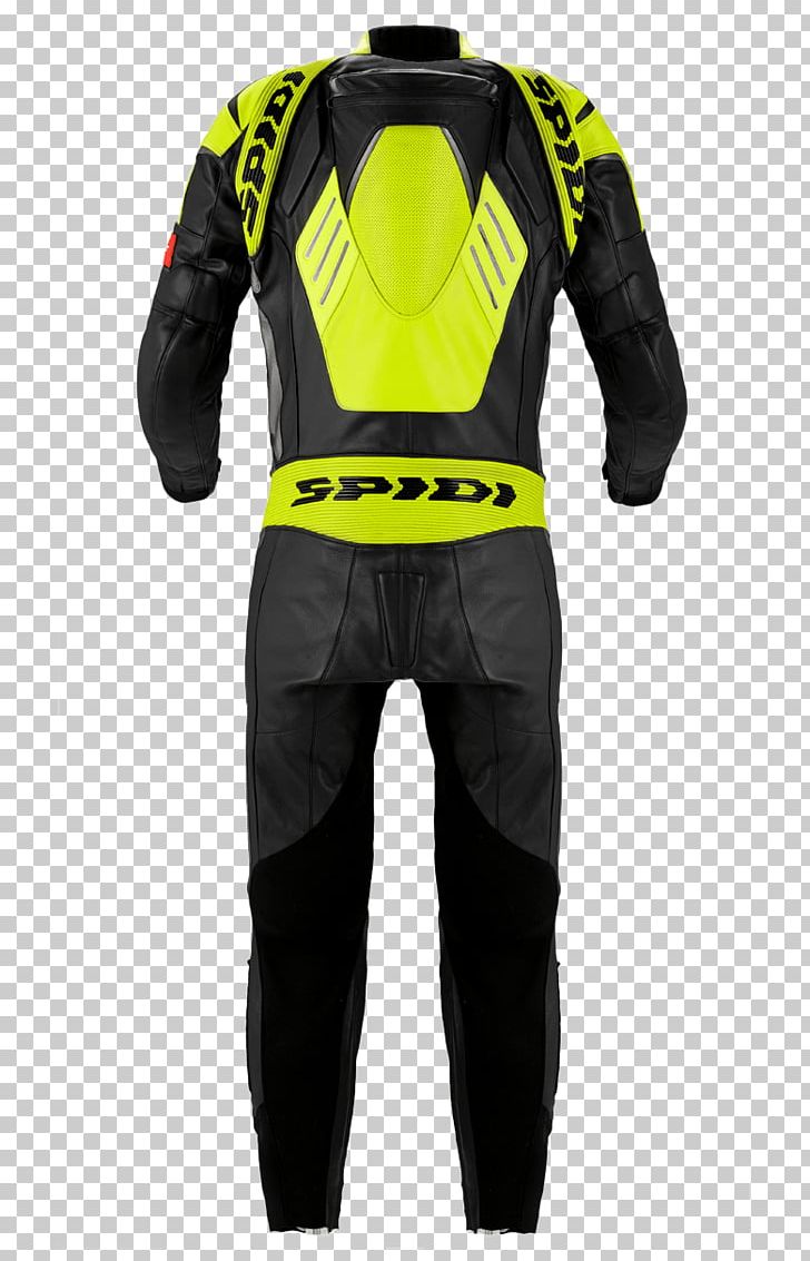 Spidi Track Wind Pro Leather Suit 1pcs. Male Motorcycle Boot Leather Jacket Clothing PNG, Clipart, Acid Green, Black, Clo, Dry Suit, Enduro Free PNG Download