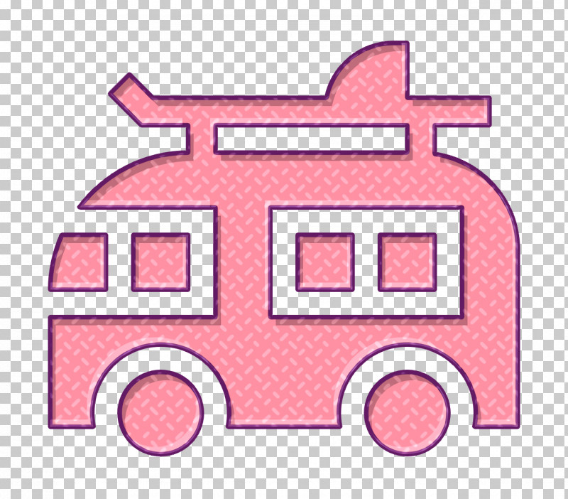 Summer Party Icon Camper Icon PNG, Clipart, Camper Icon, Line, Pink, Summer Party Icon Free PNG Download
