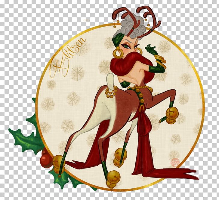 Santa Claus's Reindeer Christmas Ornament Santa Claus's Reindeer Rudolph PNG, Clipart,  Free PNG Download