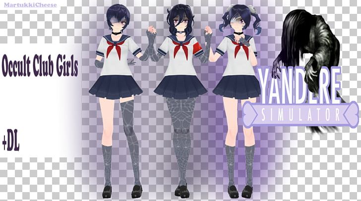 Yandere Simulator Occult Nightclub Character PNG, Clipart, Anime, Black Hair, Boy, Character, Costume Design Free PNG Download