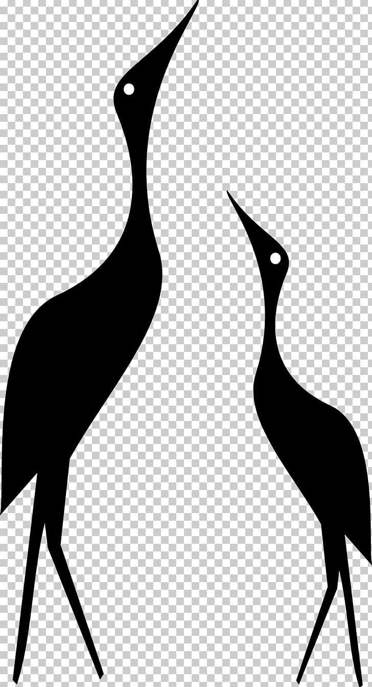 bird crane clip art