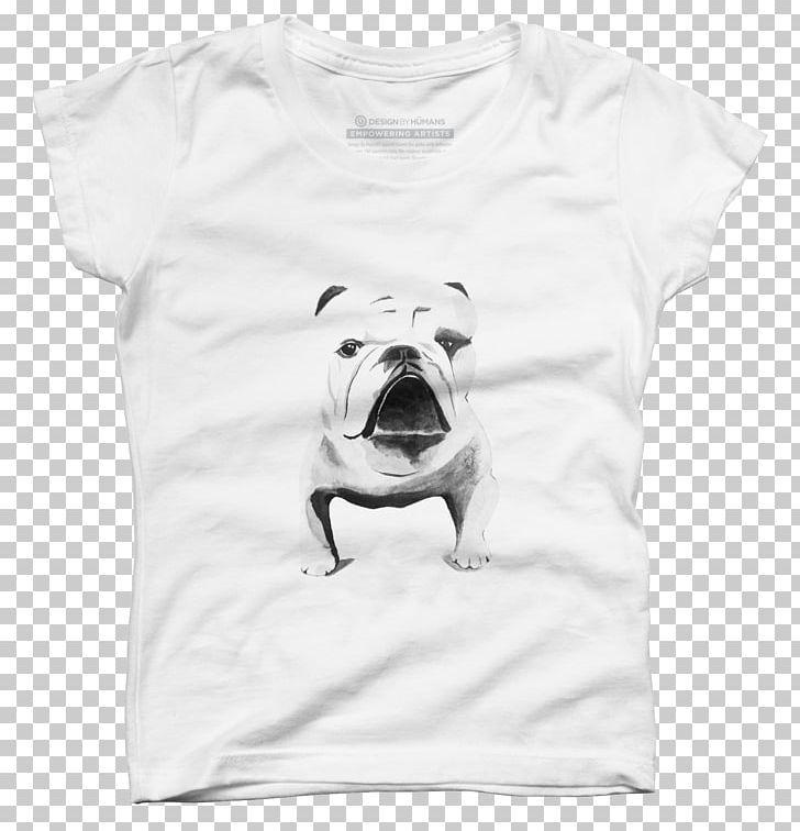 Dog Breed T-shirt Non-sporting Group White PNG, Clipart, Black, Black And White, Breed, Bulldog, Carnivoran Free PNG Download