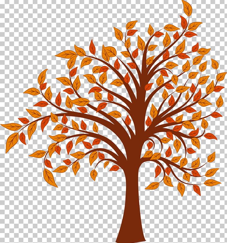 Autumn Cartoon Tree Png Clipart Animation Autumn Autumn Leaf Color Branch Cartoon Free Png Download