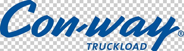 Logo Con-way Freight Transport Brand PNG, Clipart, Area, Blue, Brand, Cargo, Common Carrier Free PNG Download