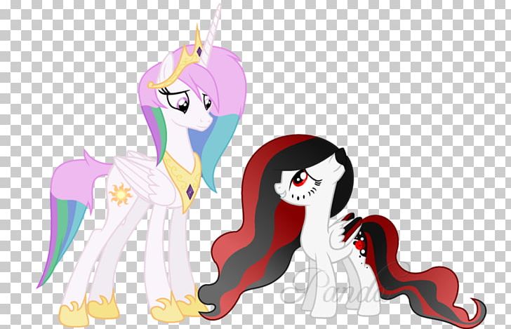 Pony Princess Celestia Mane Princess Luna PNG, Clipart, Anime, Art, Cartoon, Color Scheme, Deviantart Free PNG Download