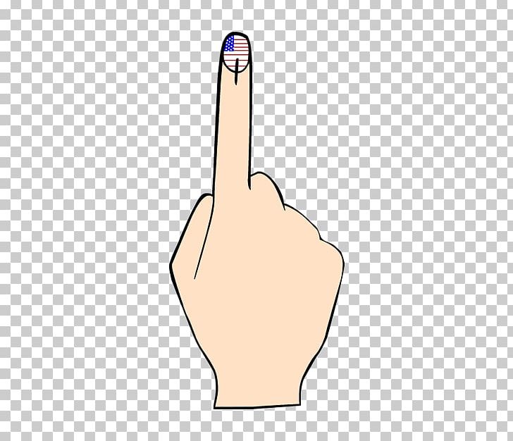 voting finger clip art