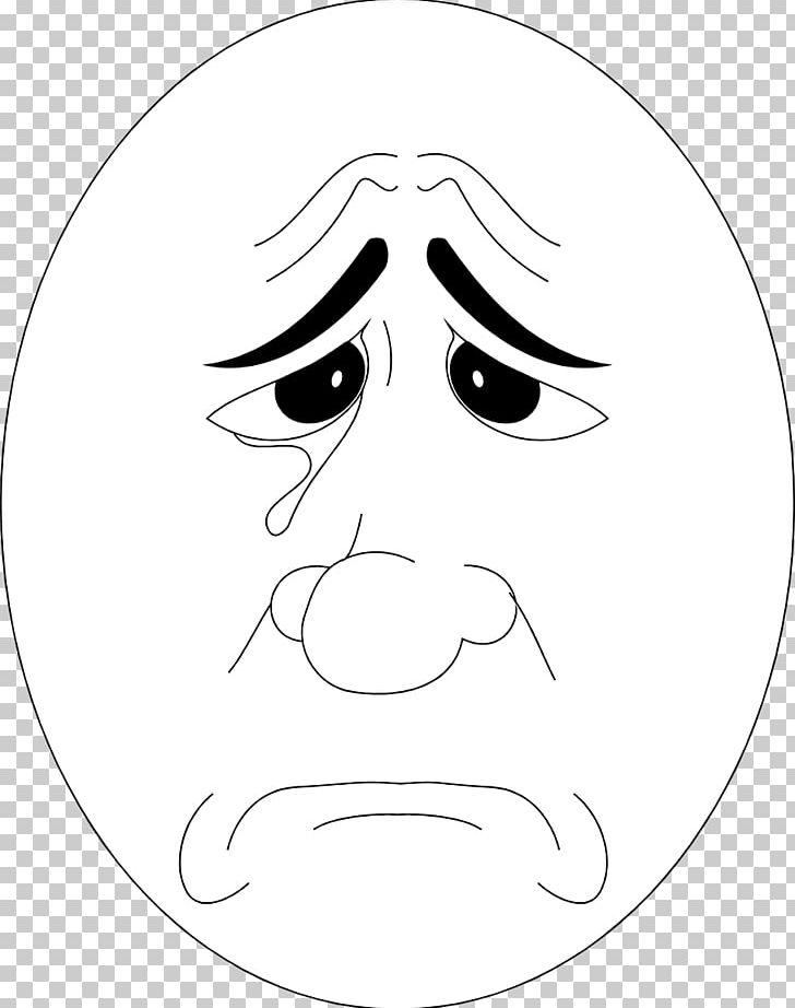 Smiley Sadness PNG, Clipart, Black, Cartoon, Cheek, Circle, Desktop Wallpaper Free PNG Download