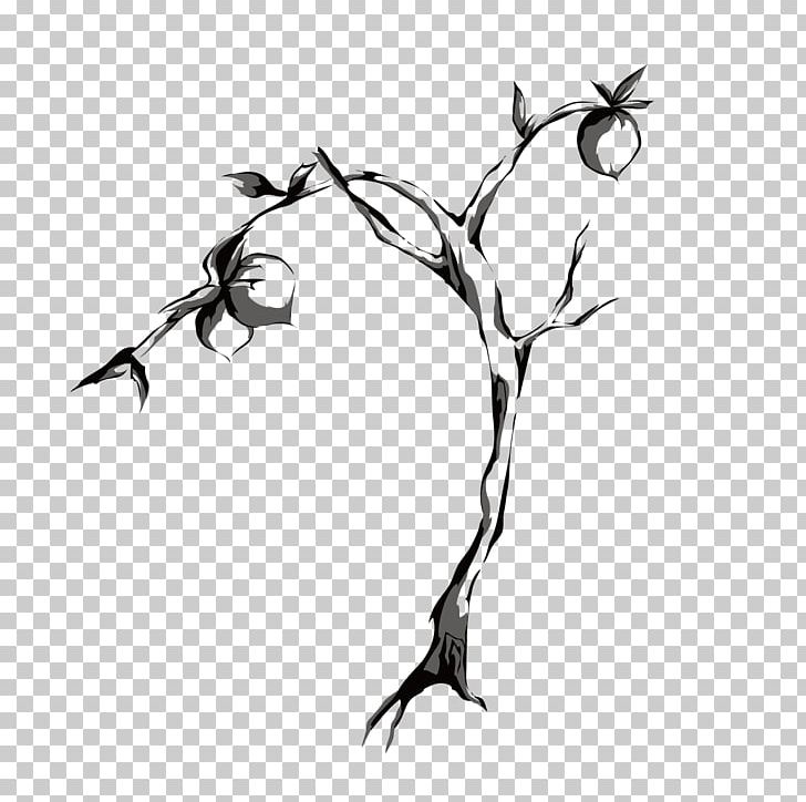 Ink Wash Painting PNG, Clipart, Art, Beak, Bird, Black And White, Branch Free PNG Download