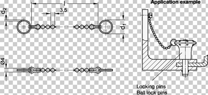 Stainless Steel American Iron And Steel Institute Pin PNG, Clipart, Angle, Auto Part, Ball And Chain, Black And White, Bolas Free PNG Download