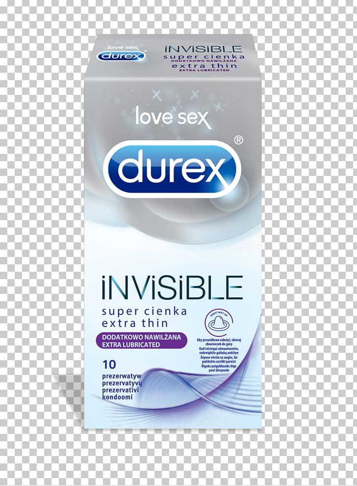 DUREX Invisible Extra Thin Extra Sensitive 10-Pack Condoms Durex Invisible PNG, Clipart, Condom, Cream, Durex, Invisible, Liquid Free PNG Download