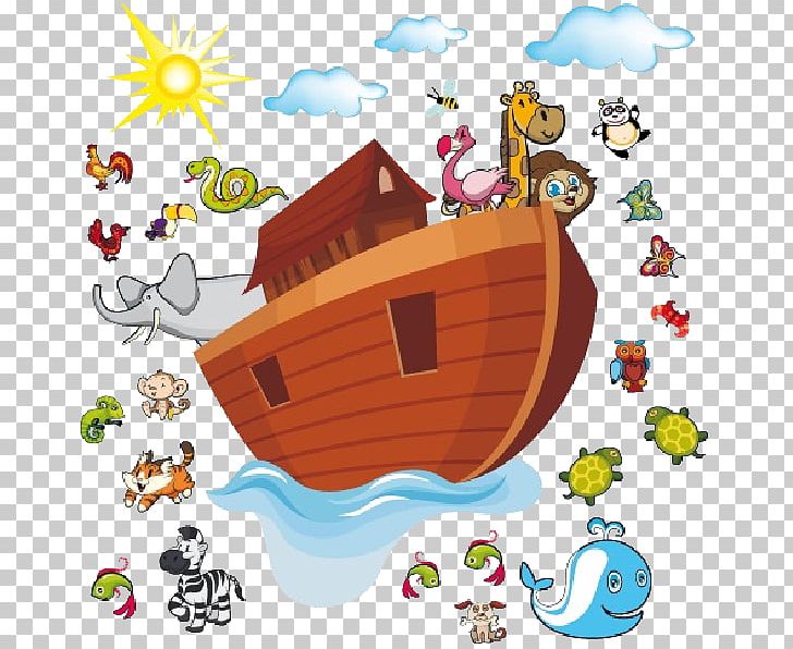 Noah's Ark Sticker PNG, Clipart, Animals, Area, Art, Artwork, Bible Free PNG Download