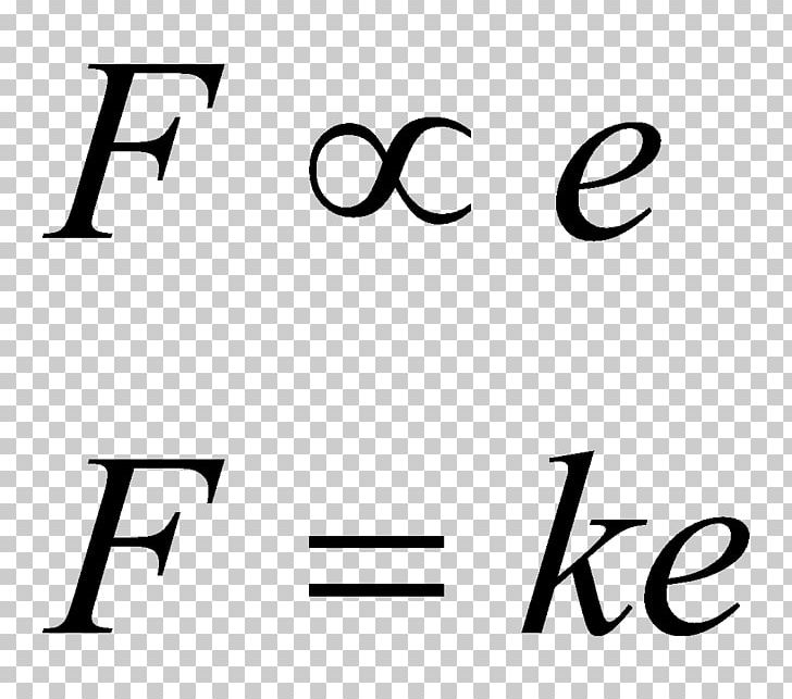Proportionality Symbol Physics Force Hooke's Law PNG, Clipart,  Free PNG Download