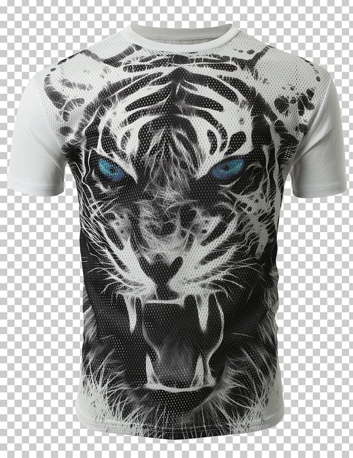 Printed T-shirt Hoodie Tiger PNG, Clipart, Animal Print, Big Cats, Black, Bluza, Clothing Free PNG Download