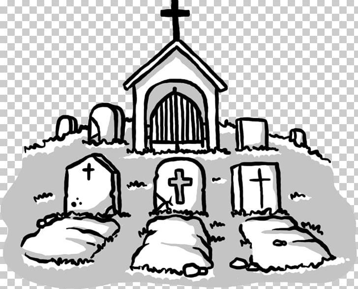 Cemetery Grave Drawing Tomb PNG, Clipart, Arch, Area, Black And White