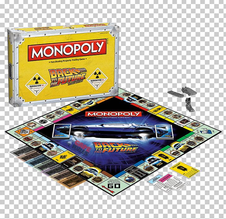 Monopoly Back To The Future: The Game Marty McFly Dr. Emmett Brown PNG, Clipart, Advance To Boardwalk, Back To The Future, Back To The Future Part Ii, Back To The Future The Game, Board Game Free PNG Download